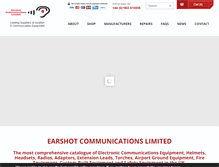 Tablet Screenshot of earshotcommunications.co.uk